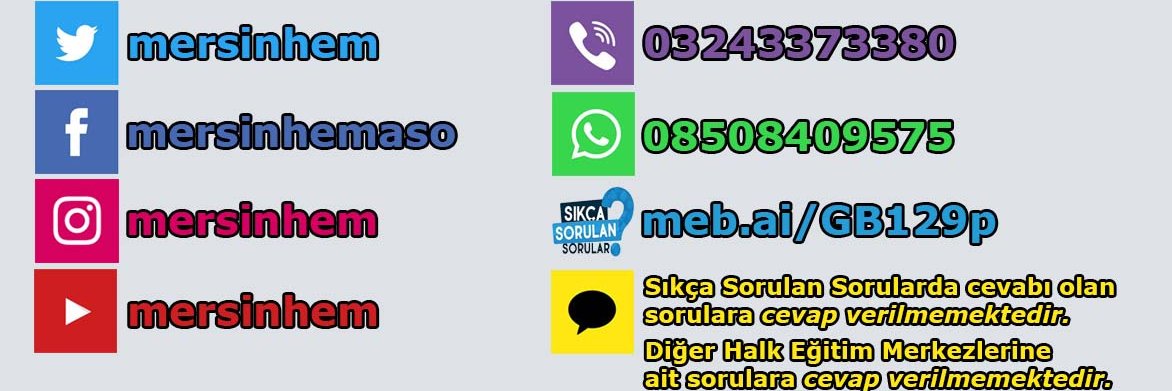 Mersin Halk Eğitimi Merkezi banner