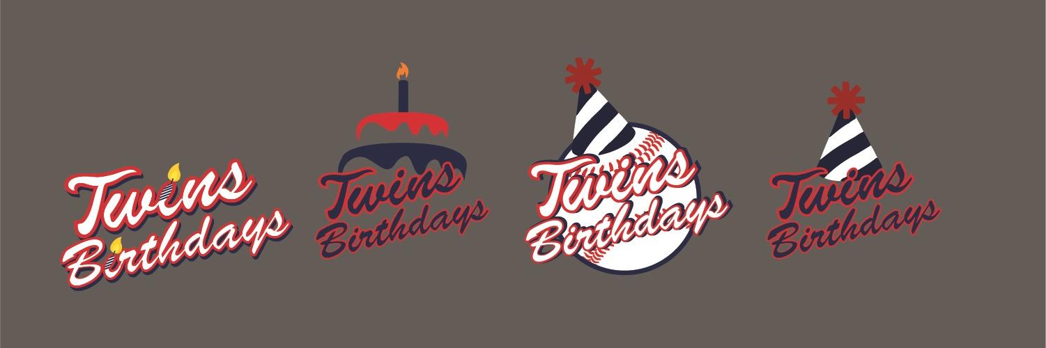 Twins Birthdays banner