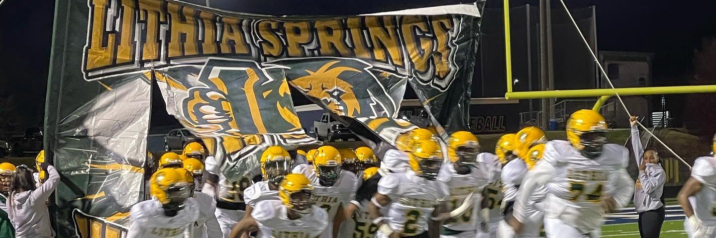 Lithia Springs Football banner