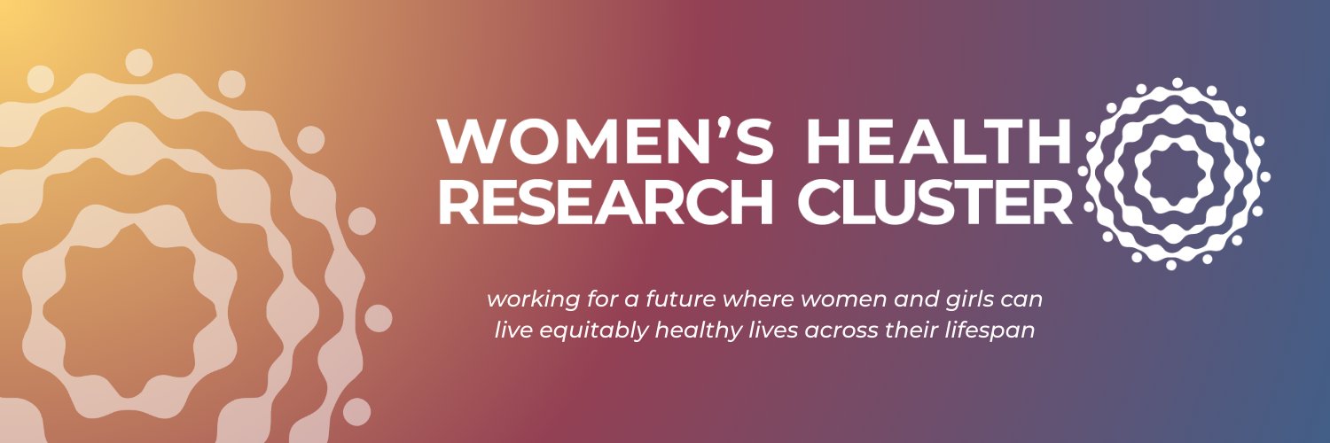 Women's Health Research Cluster's banner