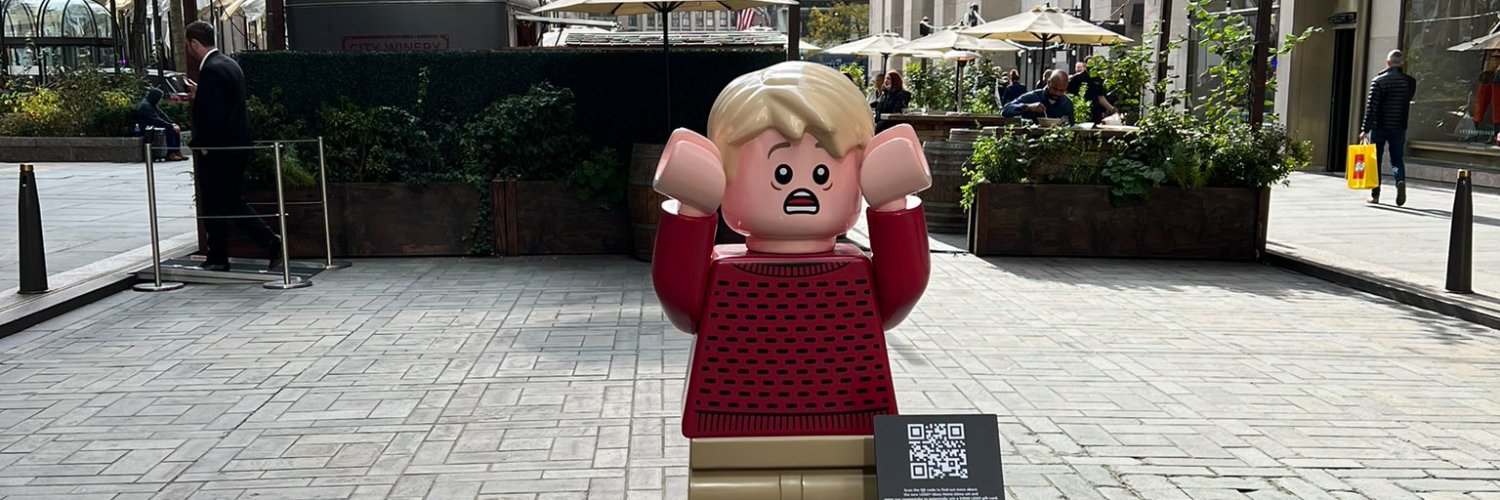 Lego Man banner