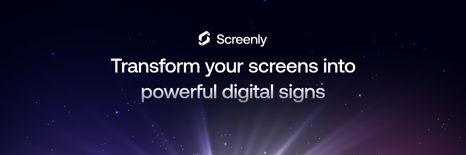 🖥 Screenly banner