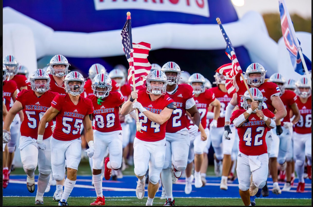 Page Patriots Football's banner