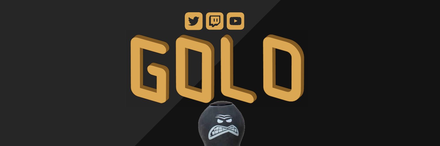 Gold banner