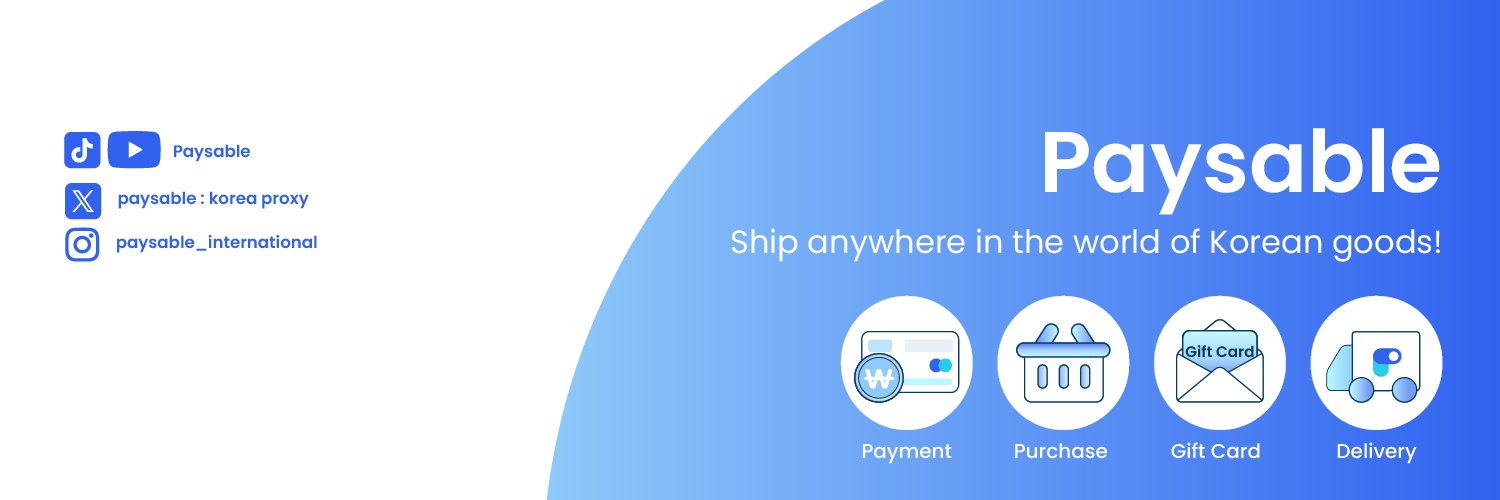 Paysable : korea proxy/purchase/warehouse banner