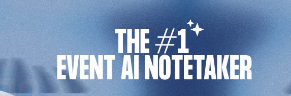 Backtrack - AI Notetaker for Events banner