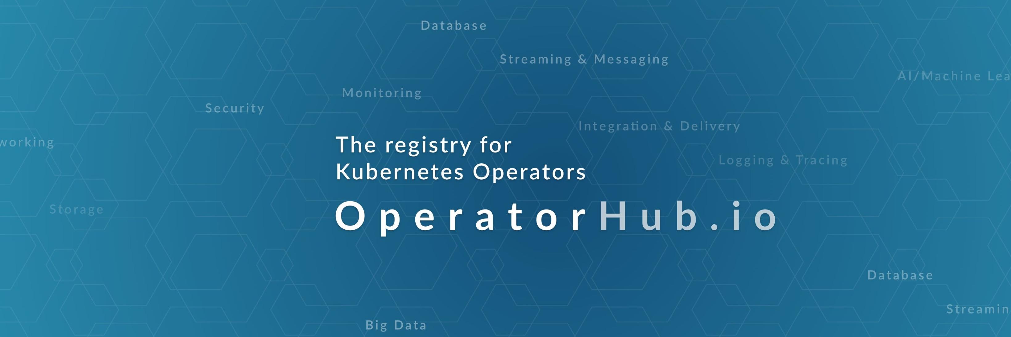 operatorhub.io banner