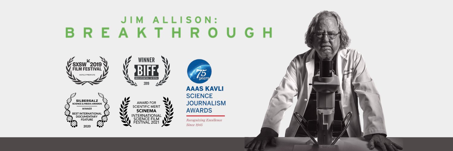 Jim Allison: Breakthrough banner
