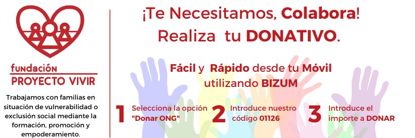 Fundación Proyecto Vivir ❤ banner