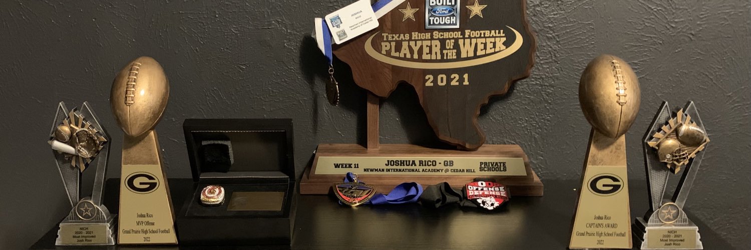QB Joshua Rico banner