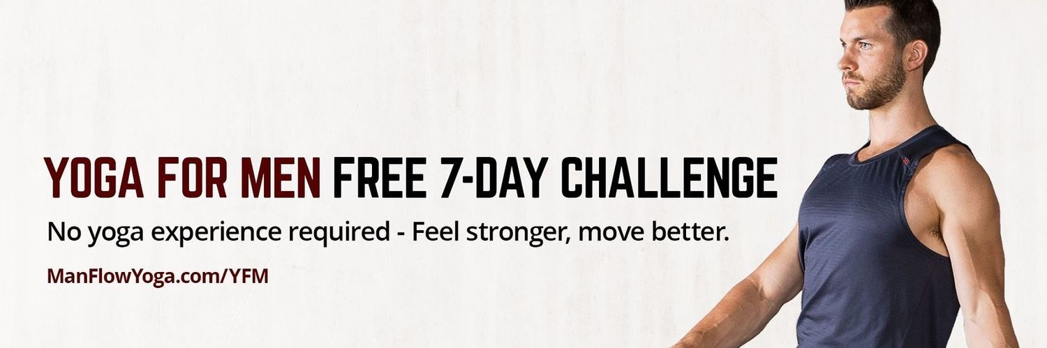 Man Flow Yoga banner