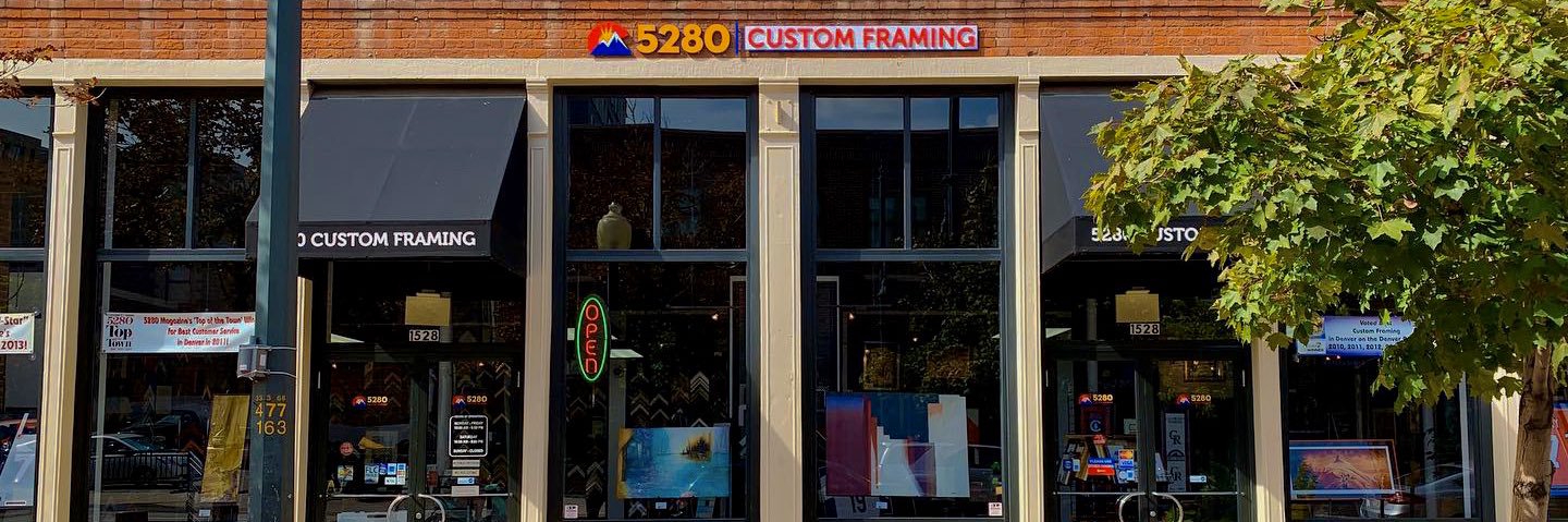 5280 Custom Framing banner