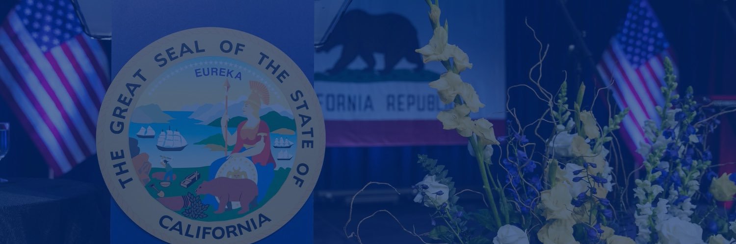 CA Lieutenant Governor's banner
