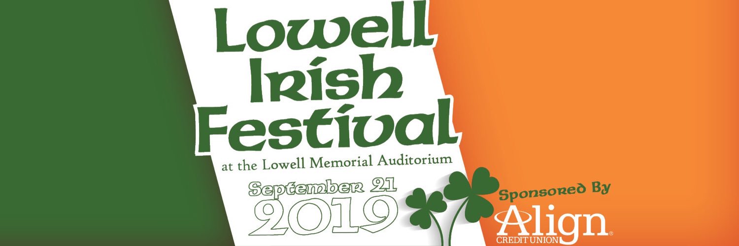 Lowell Irish Festival banner