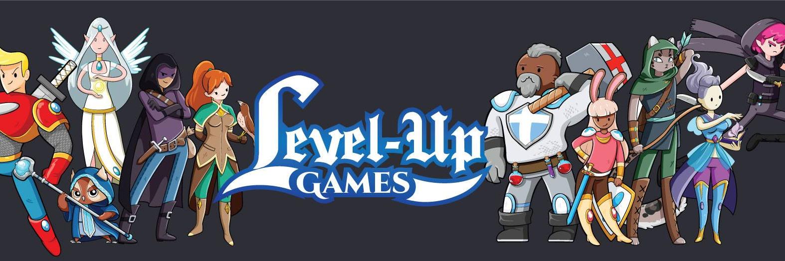 Level-Up Games & Comics banner