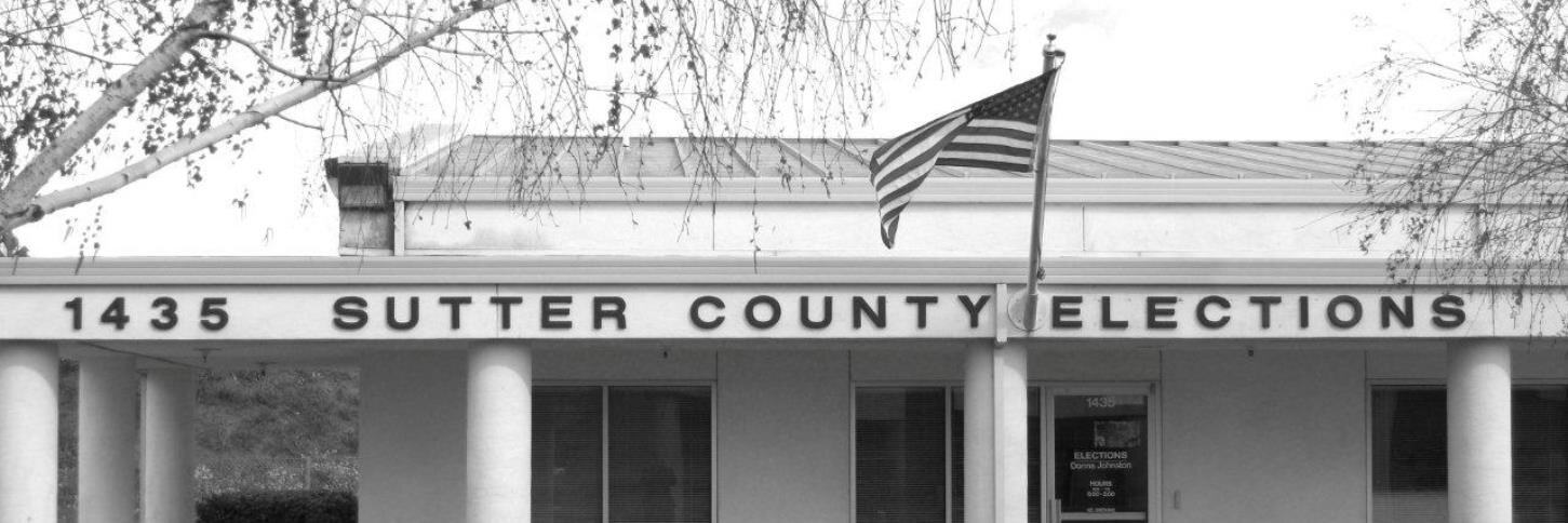 Sutter Co. Elections banner