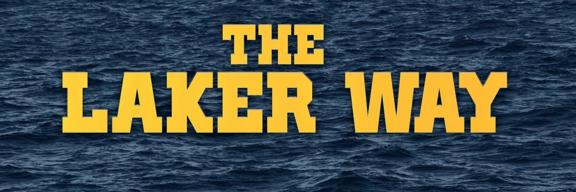 The Laker Way banner
