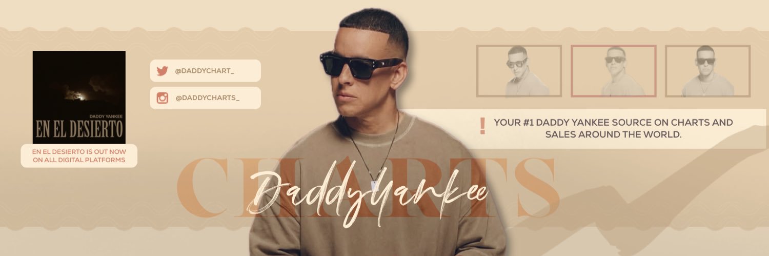 Daddy Yankee Charts banner
