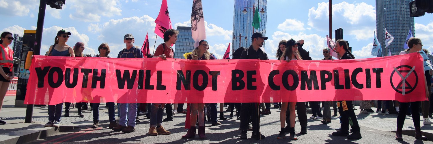 Extinction Rebellion Youth banner