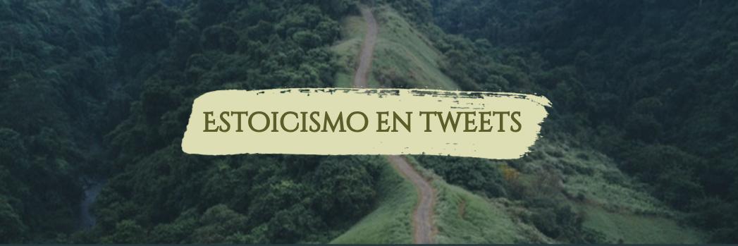 Estoicismo en tweets banner