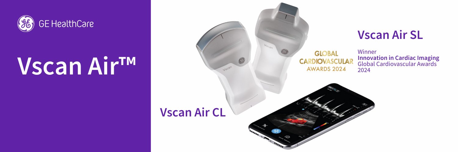 GE HealthCare Vscan Family banner