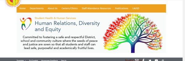 LAUSD Human Relations Diversity and Equity Profile Banner