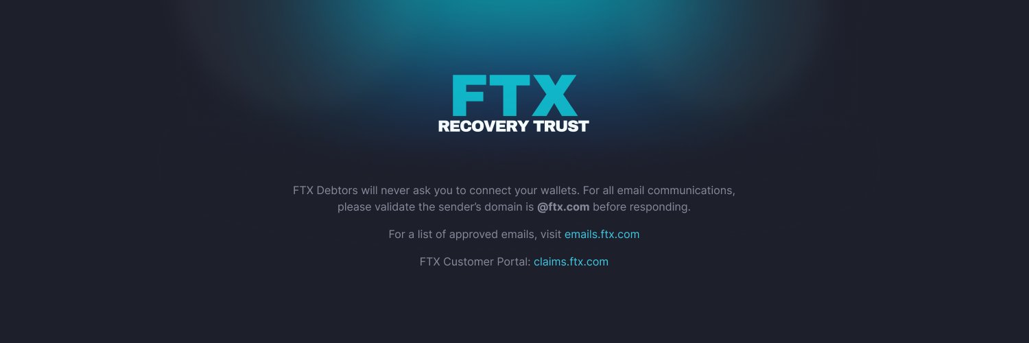 FTX's banner