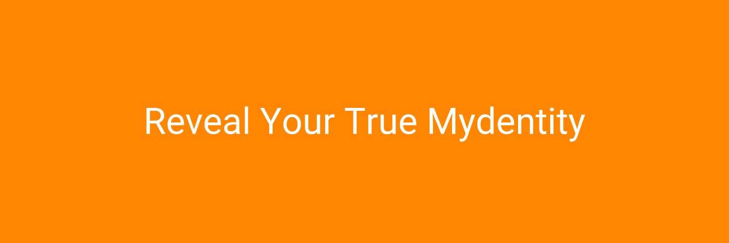 True Mydentity banner