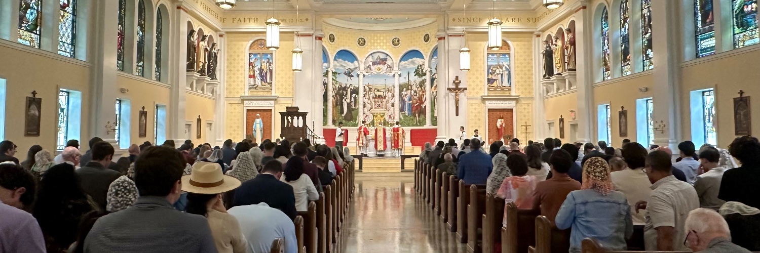 Charlotte Latin Mass Community's banner