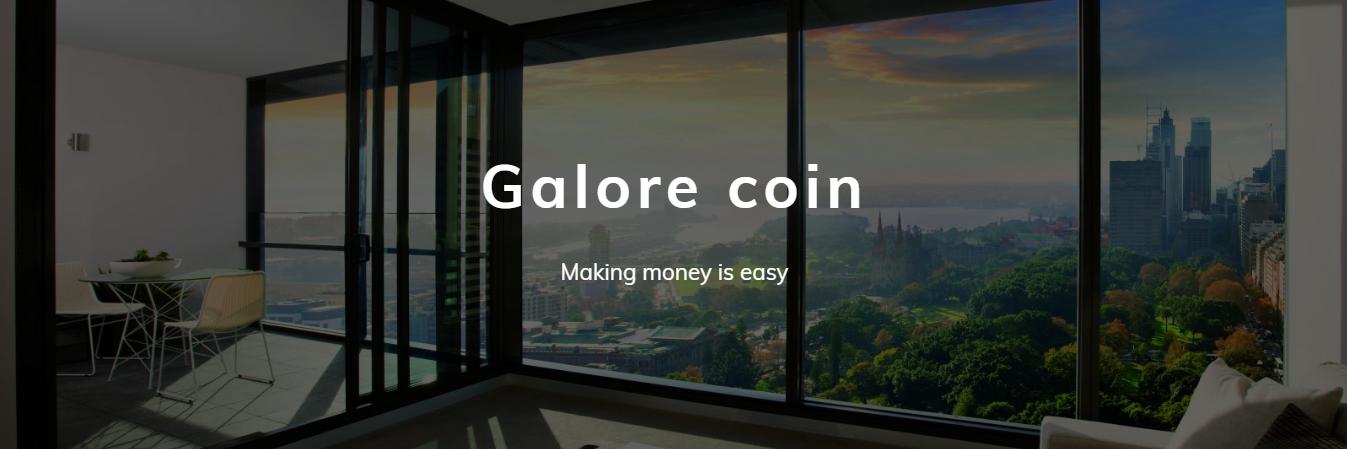 Galore coin banner