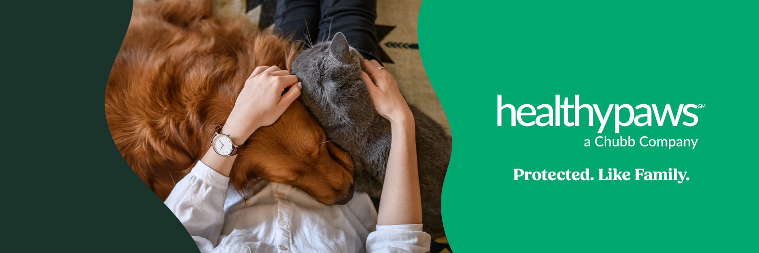 Healthy Paws, a Chubb Company banner