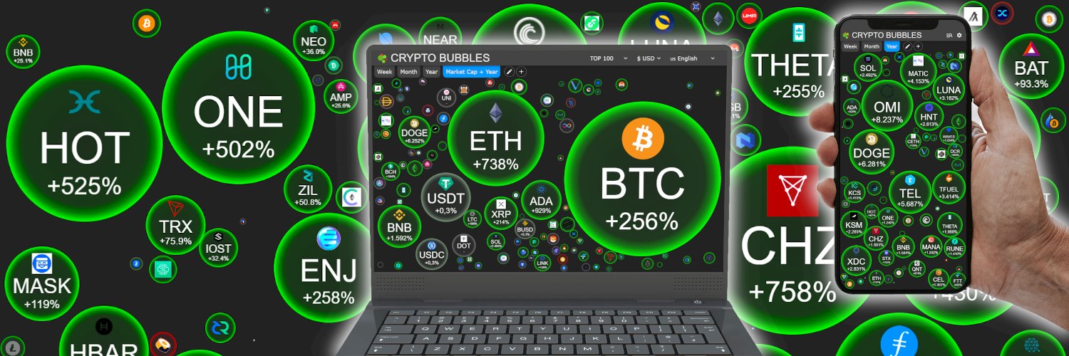Crypto Bubbles Profile Banner