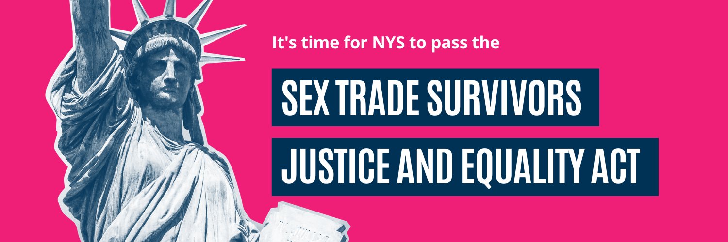 New Yorkers for the Equality Model's banner