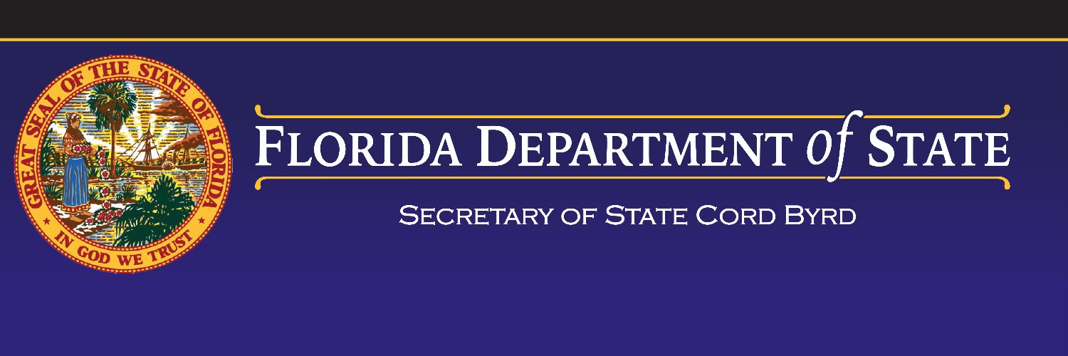 Florida Department of State's banner