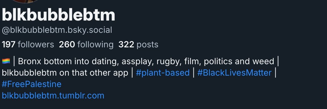 blkbubblebtm's profile banner image