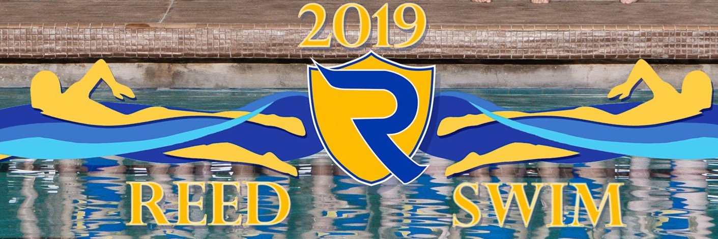 Reed High Swim Team banner