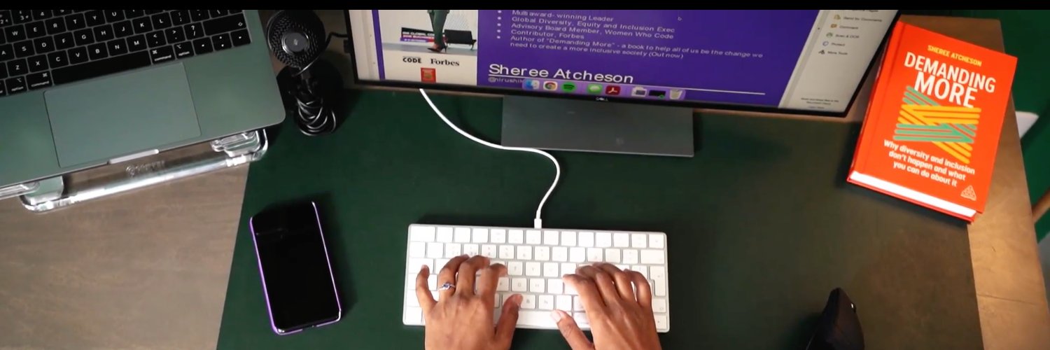 Sheree Atcheson #DemandingMore OUT NOW📙 banner