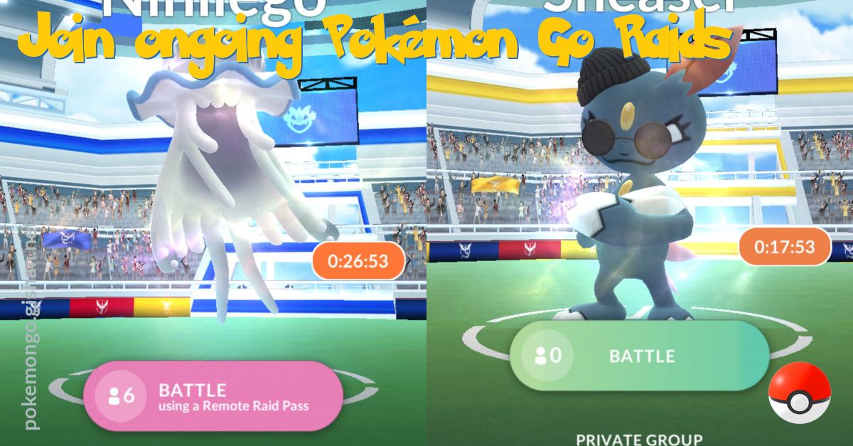 Pokémon GO Friend Codes & Raids banner