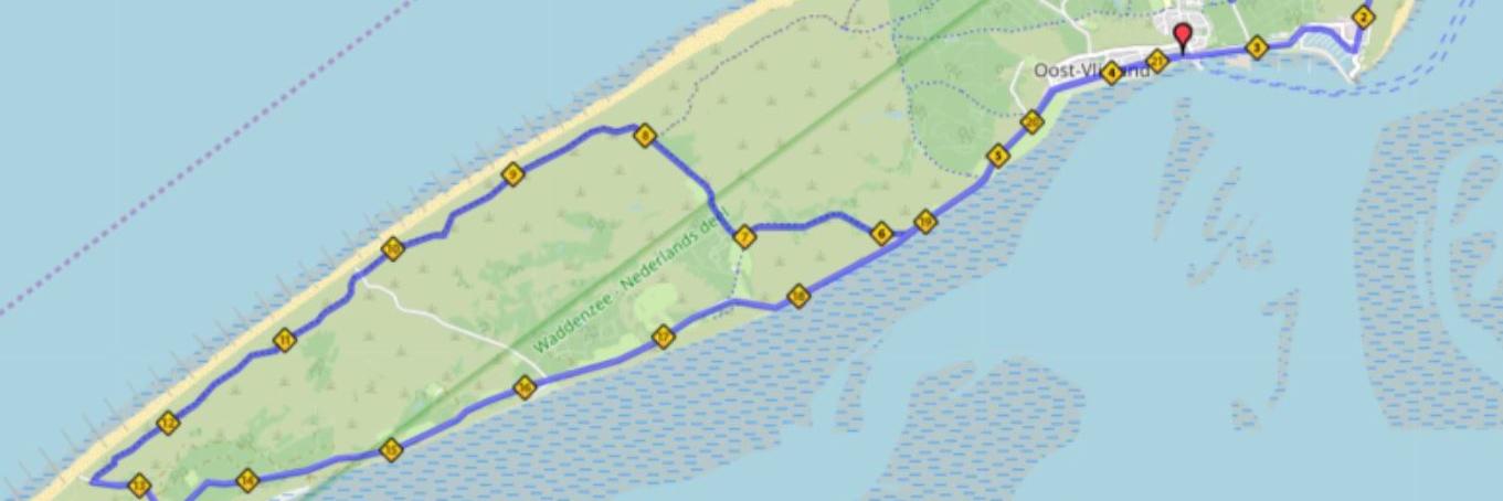 Halve Marathon Vlieland banner