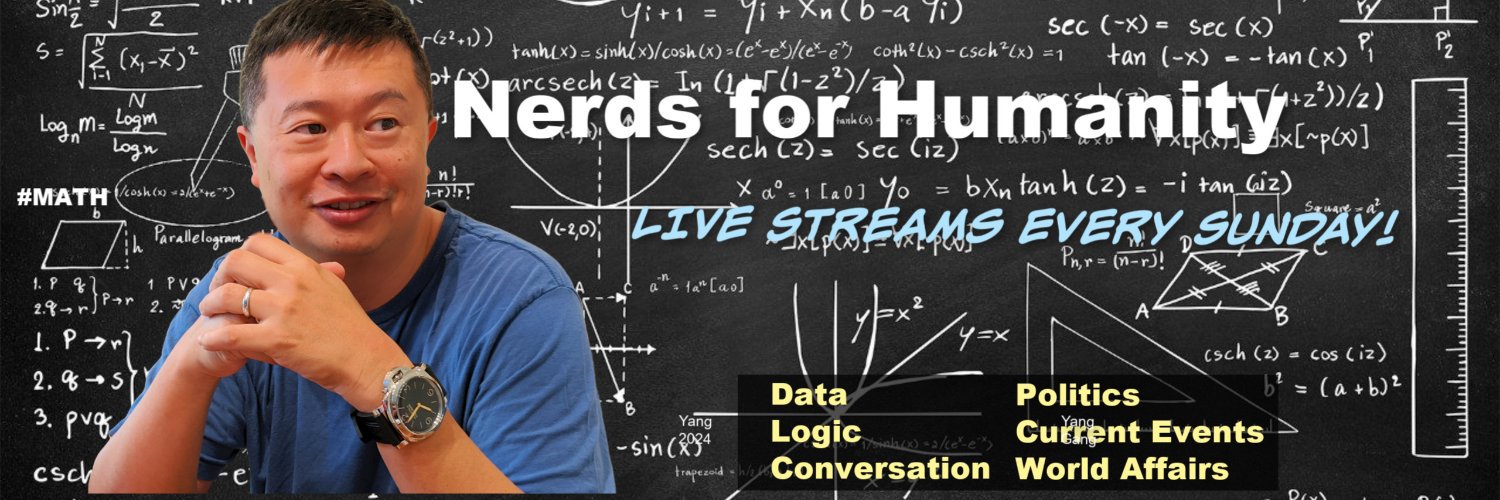 Nerds for Humanity (Tom) 🇺🇸 📊 🤓 Profile Banner