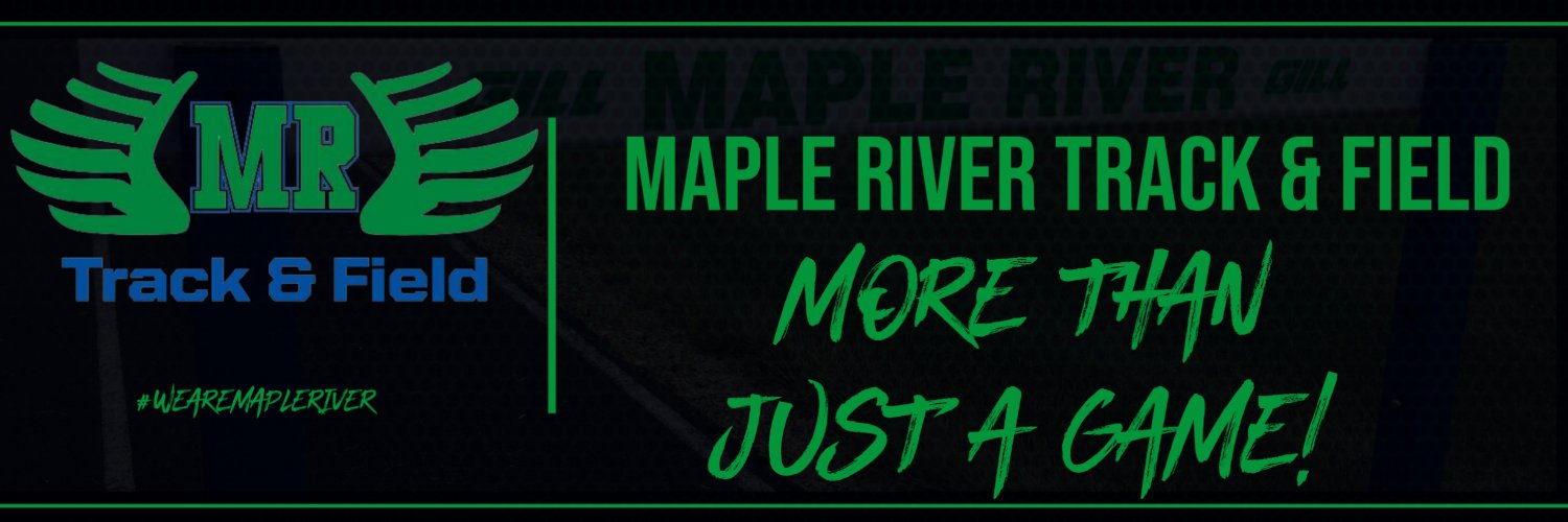 Maple River Track & Field banner