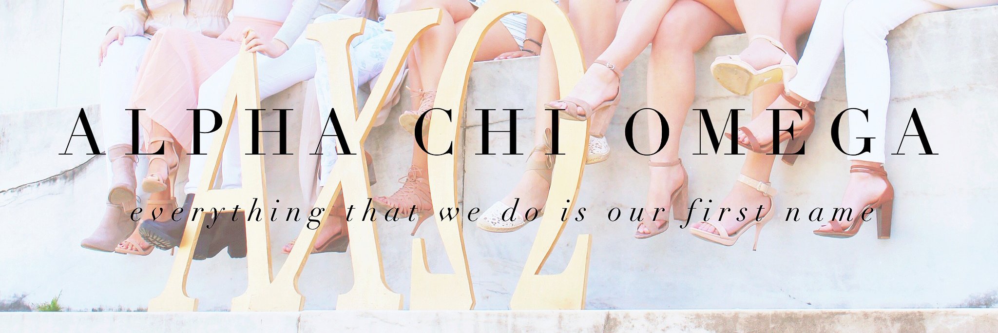 Alpha Chi Omega banner