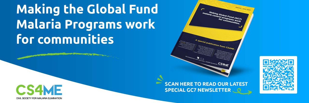 Civil Society For Malaria Elimination (CS4ME) banner