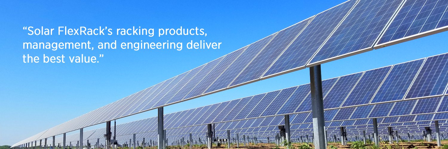 Solar FlexRack banner