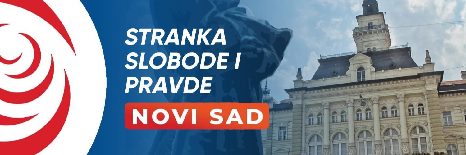 Stranka slobode i pravde Novi Sad banner