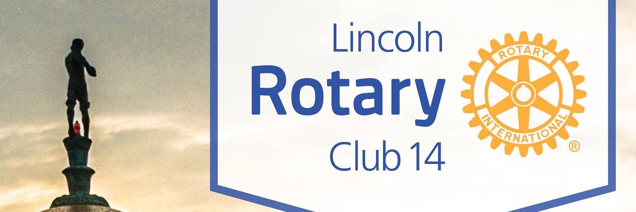 Rotary Club of Lincoln #14 banner