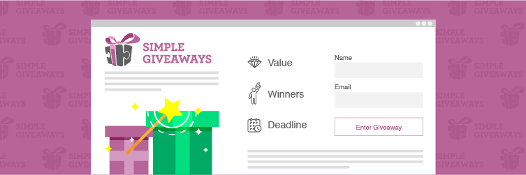 Simple Giveaways banner