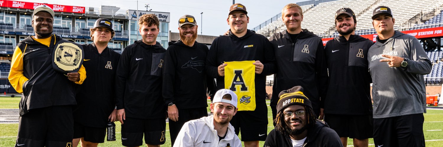 App State Football Equipment banner