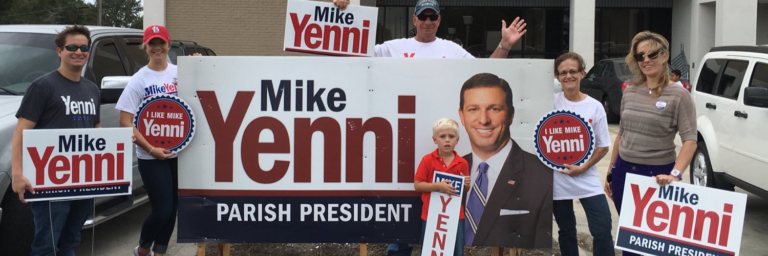 Mike Yenni banner