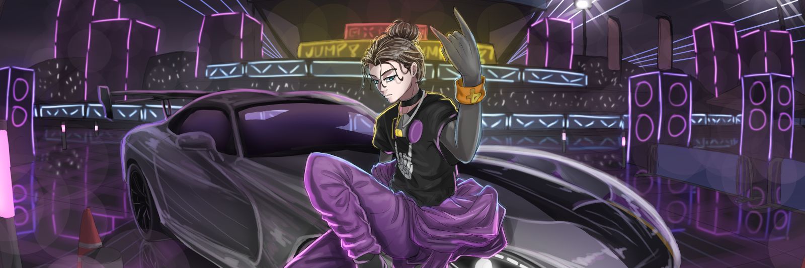 Daedalus Fulguri | Vtuber banner